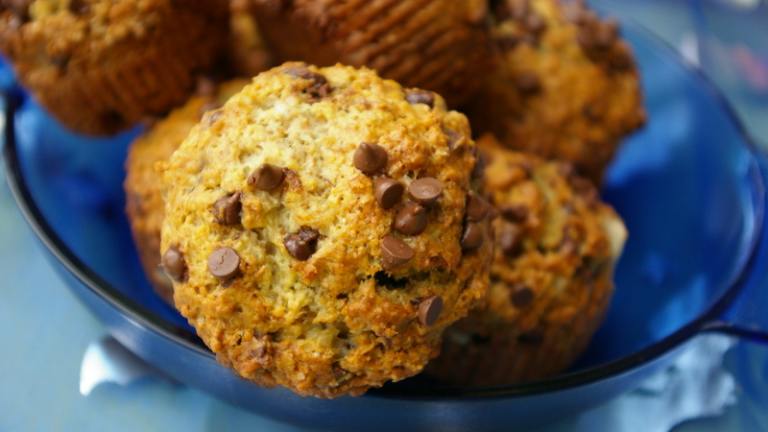 Banana-Chocolate Chip * Daylight-In-The-Swamp* Breakfast Muffins Created by Redsie