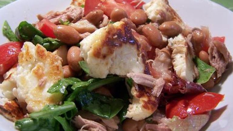 Tuna, Haloumi & Borlotti Bean Salad created by Moor Driver