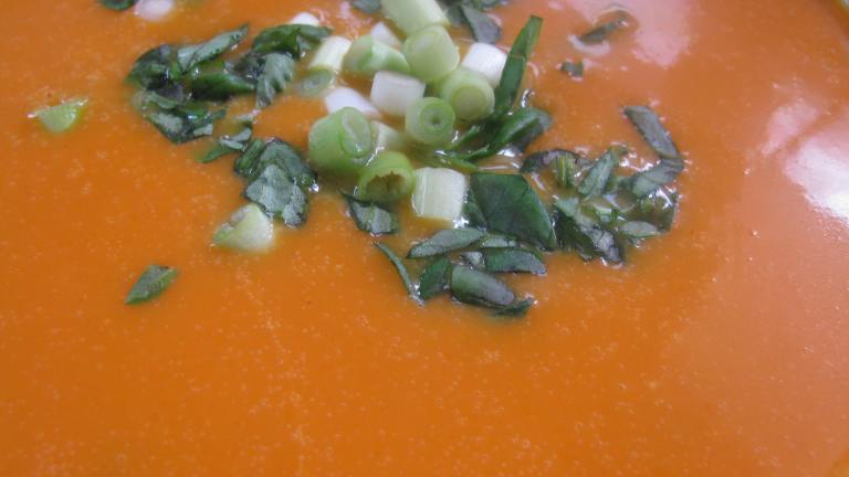 Asian-Style Pumpkin Soup. Created by Leggy Peggy