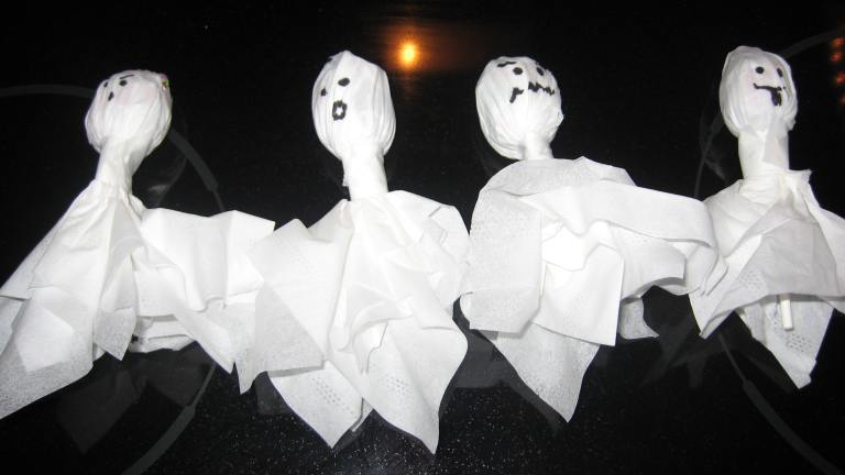 Halloween Lollipop Ghosts for Kids Created by Jennibear