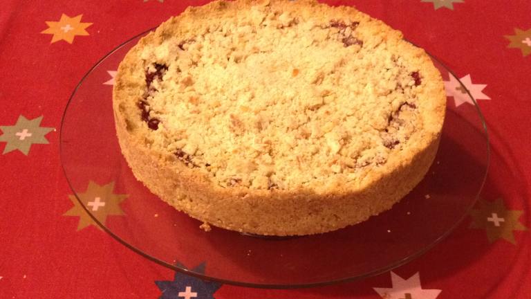 Raspberry Jam Tart With Almond Crumble created by ATeenageChef