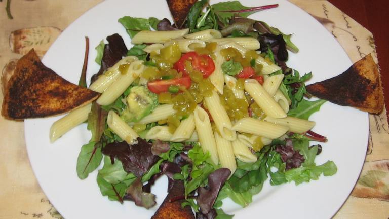 Hot Cool Pasta Salad With Green Chile Vinaigrette Created by Maito