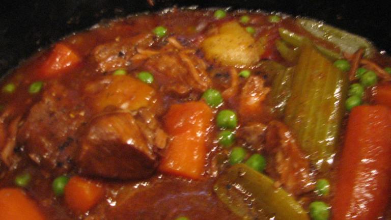 Slow Cooker Hearty Beef Stew Created by Galley Wench
