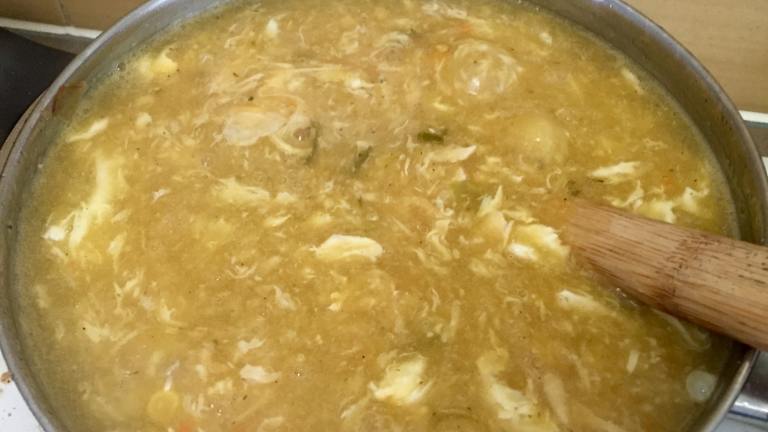 Chicken and Sweet Corn Soup Created by Chef Shez