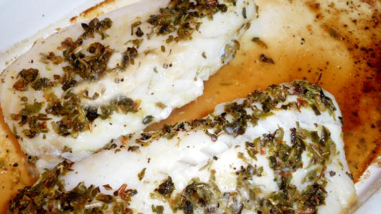 Cod With Oregano Created by Bergy