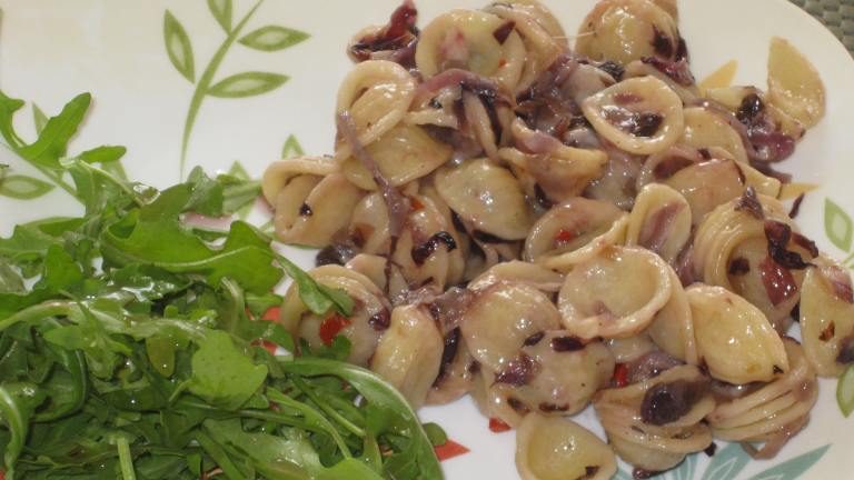 Orecchiette With Radicchio and Onions created by FrenchBunny