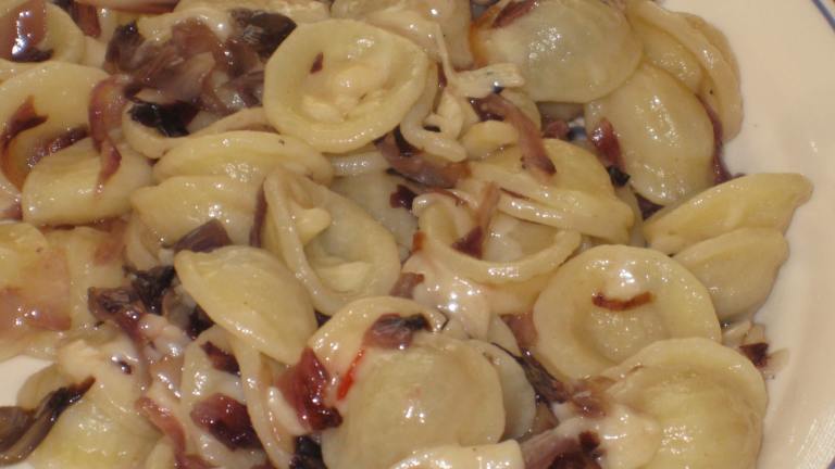 Orecchiette With Radicchio and Onions Created by FrenchBunny