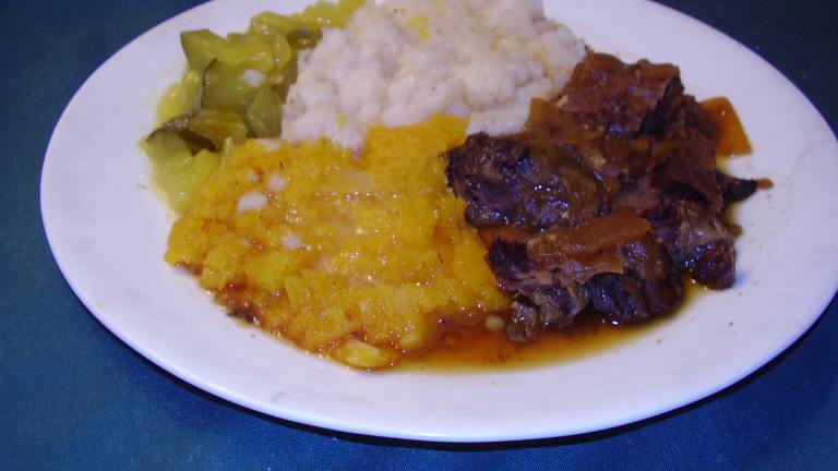 Easy Smothered Beef/Moose/Venison Created by NoraMarie