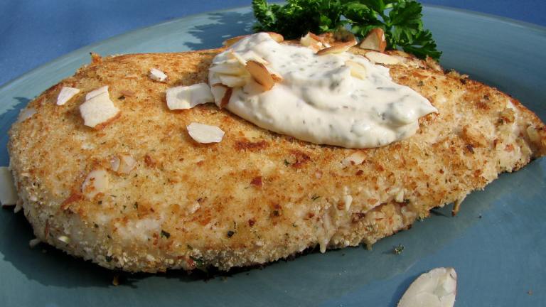 Almond Chicken Breasts With Creamy Tarragon Mustard Sauce created by lazyme
