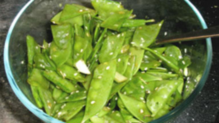 Snow Pea Salad With Sesame Dressing created by dicentra