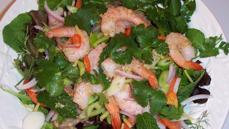 Thai Spicy Shrimp Salad (Yaam Goong) Created by Hey Jude