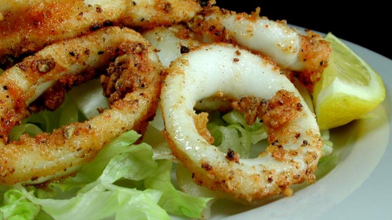 Chilli, Salt and Pepper Squid Created by Chef floWer