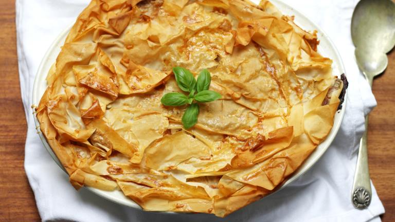 Lower Fat Chicken Pot Pie With Phyllo Created by Swirling F.