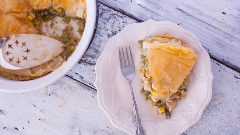 Lower Fat Chicken Pot Pie With Phyllo Created by DianaEatingRichly