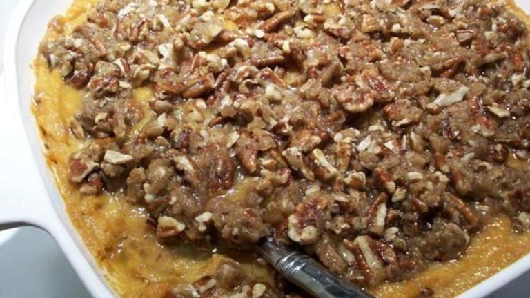 Sweet Potato Casserole With Praline Topping created by 2Bleu