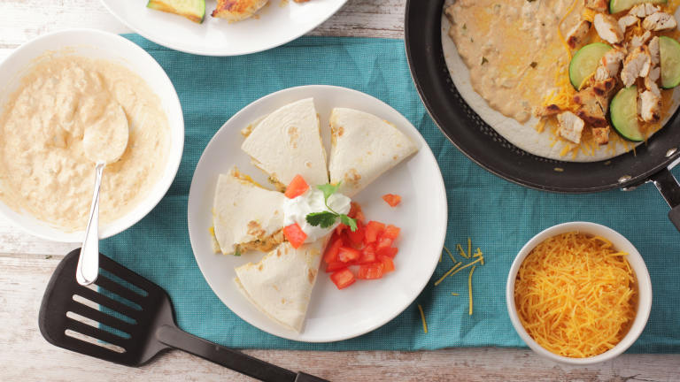 Taco Bell Chicken Quesadillas (Light Version) Created by DeliciousAsItLooks