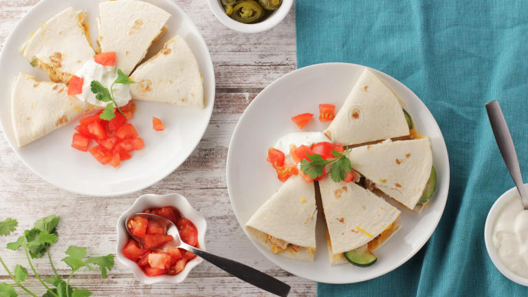 Taco Bell Chicken Quesadillas (Light Version) Created by DeliciousAsItLooks