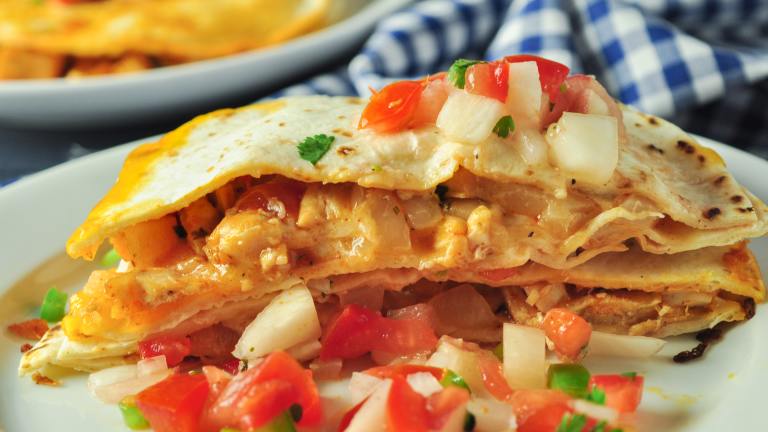 Healthy Chicken Quesadillas Created by SharonChen
