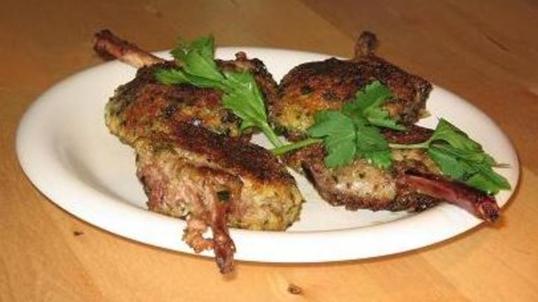 Breaded Lamb Cutlets, created by The Flying Chef