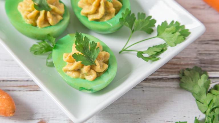 Linda's Green Eggs and Ham Appetizers Created by anniesnomsblog