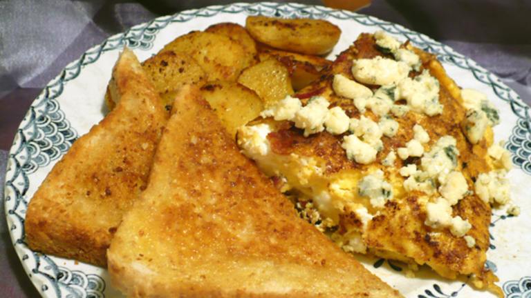 Bacon & Blue Cheese Omelette (Bleu Cheese Omelet) Created by twissis
