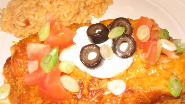 Beef and Bean Enchiladas created by KaraRN
