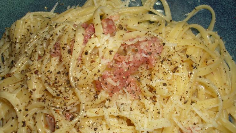 Dead Good Spaghetti Carbonara Created by Karen Elizabeth