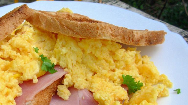 Ham, Cheese, Egg & Cream Cheese Sandwich Created by French Tart
