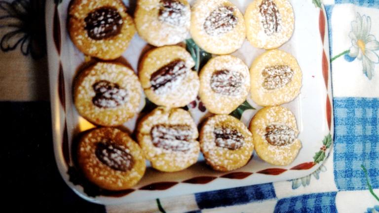 Cheese Pecan Cookies Created by Seasoned Cook