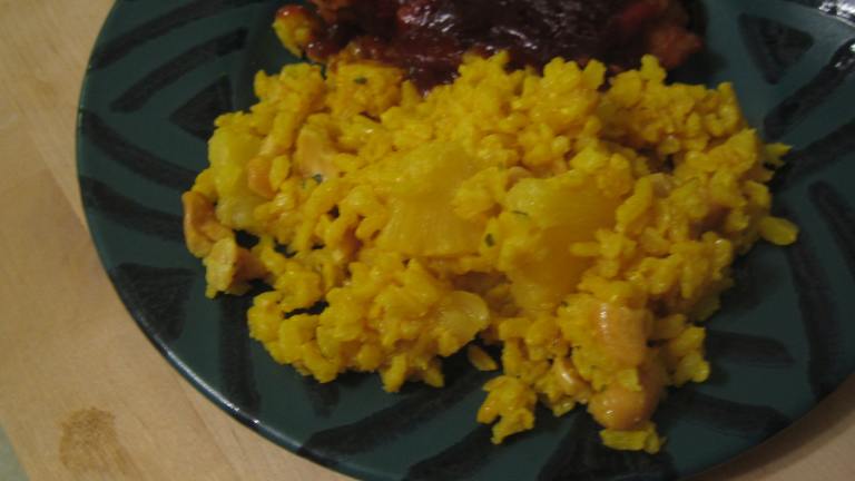 Golden Pineapple Rice Created by pattikay in L.A.