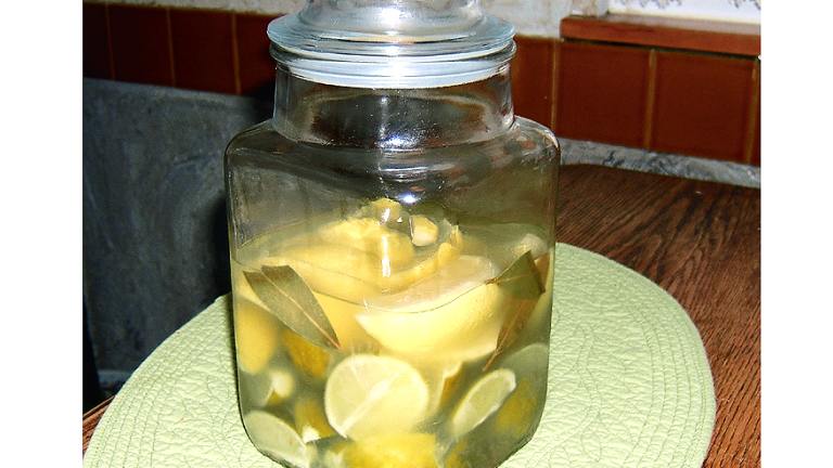 Lemons & Limes With Vinegar & Salt Brine Created by Kathy228