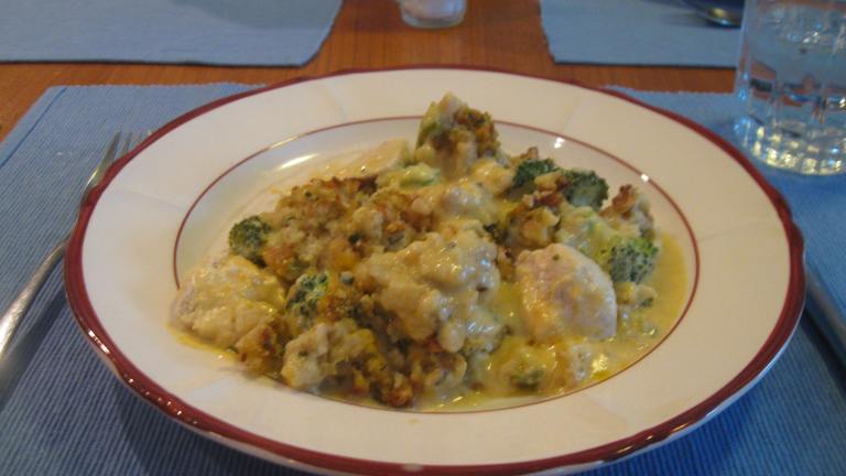Classic One-Dish Chicken Stuffing Bake With Vegetables created by Ameka
