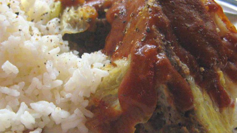 Stuffed Whole Cabbage Created by Leslie