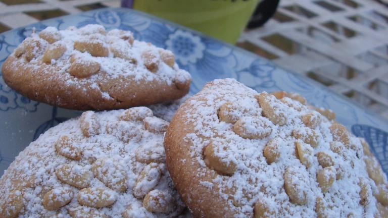 Pignoli Cookies (Italian Pine Nut Cookies) created by Karen Elizabeth