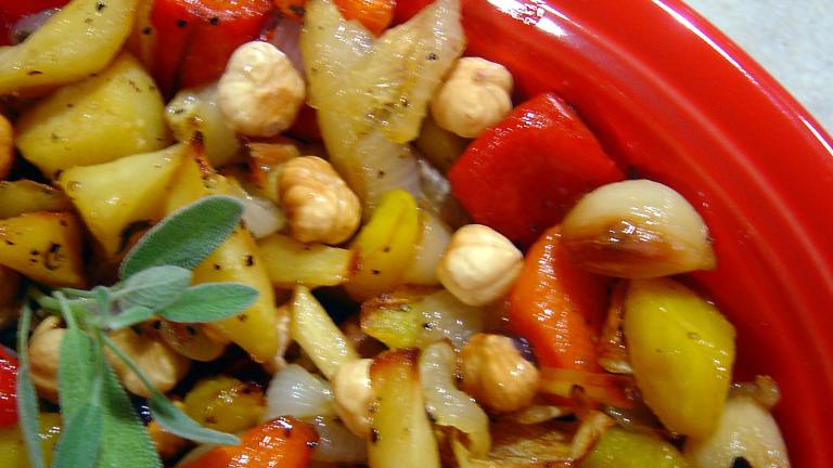 Honey Roasted Vegetables With Macadamia Nuts Created by PalatablePastime