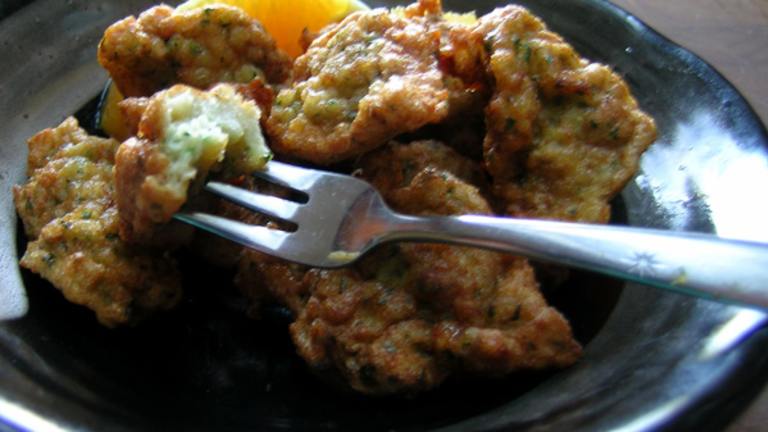 Prawn and Ginger Fritters Created by Rinshinomori