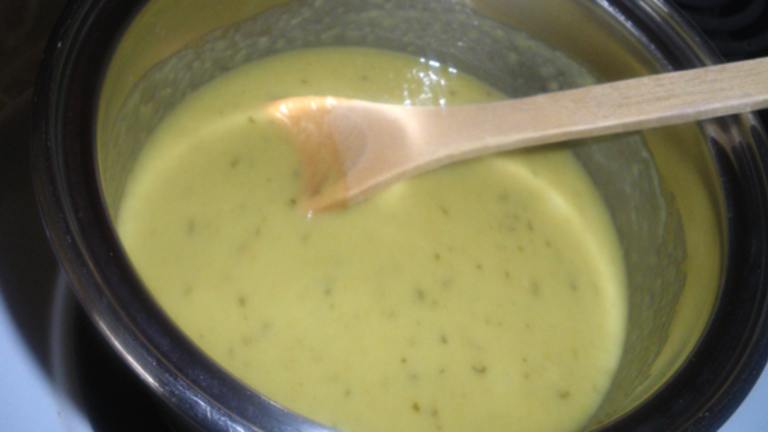 Pureed Asparagus Soup Created by Bergy