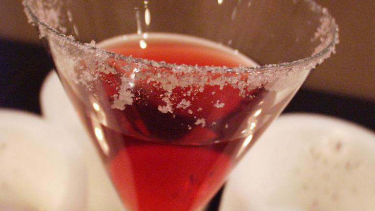 Holiday Cranberry-Rum Cocktail created by FLKeysJen