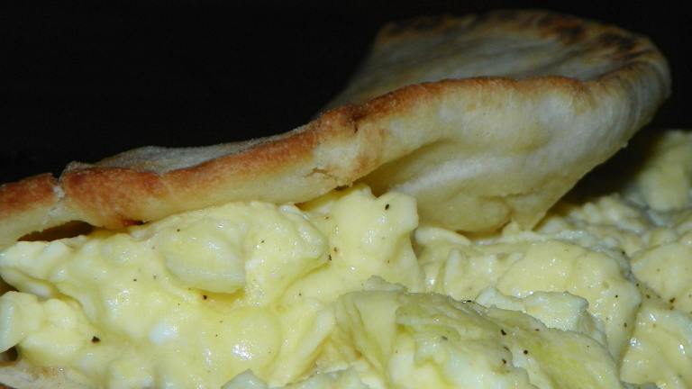 French Scrambled Eggs, Adapted from Julia Child Created by Baby Kato