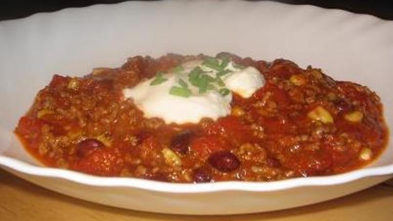 Spicy Chili With Beans Created by The Flying Chef