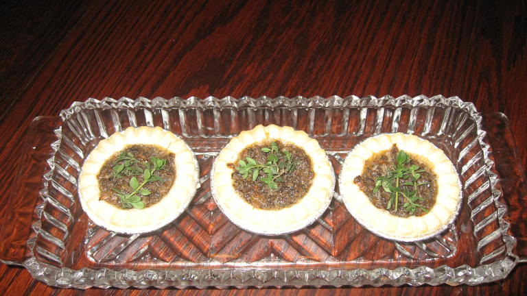 Mushroom Asiago Tarts Created by Laureen in B.C.