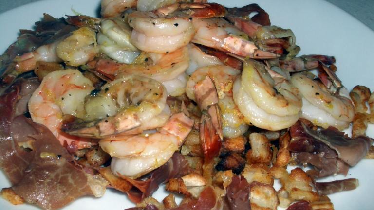 Roasted Shrimp, Potatoes and Prosciutto Created by chia2160