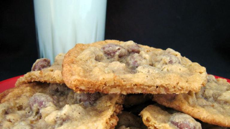 Chocolate-Covered Raisin Oatmeal Cookies created by Annacia