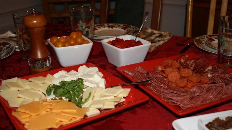 Traditional  Antipasti Platter Created by Ruby15