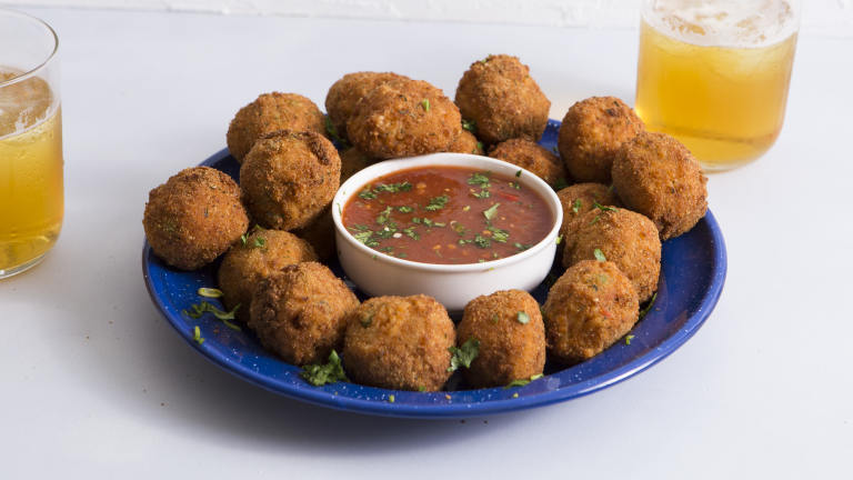 Mexican Rice Balls -  Leftover Rice Created by Billy Green