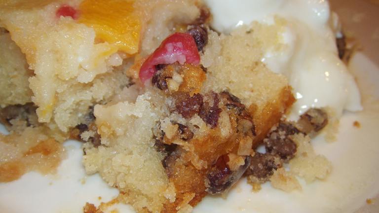 Fruit Cocktail Coffee Cake created by Elly in Canada
