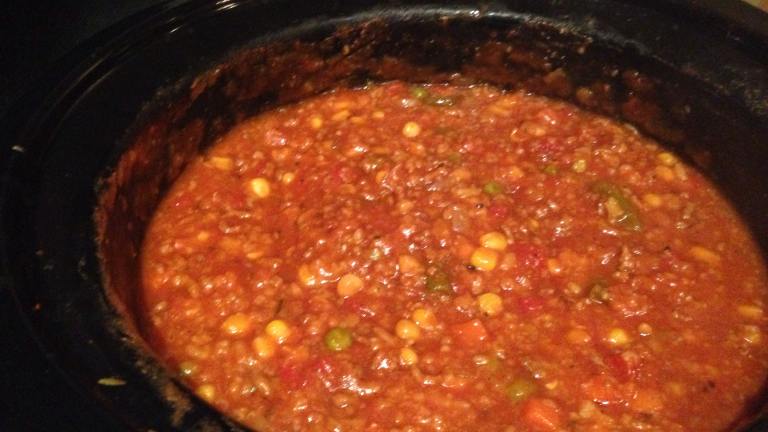 Ground Beef and Veggie Soup/Crock Pot Created by awwright82