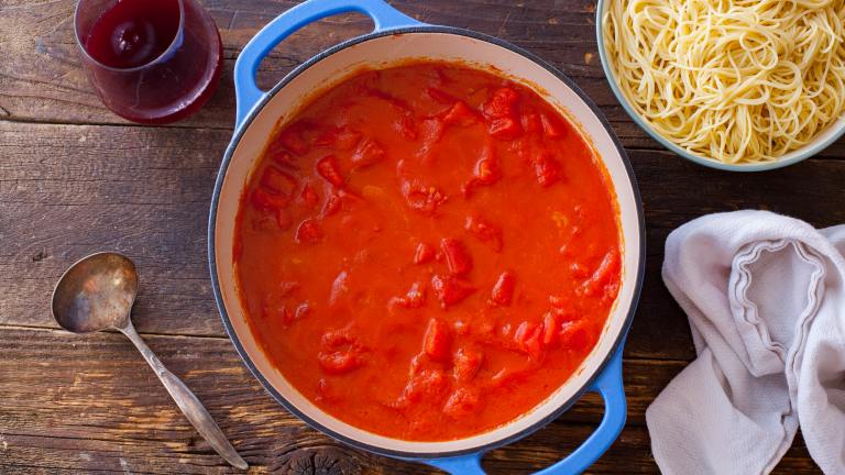 The Simplest Tomato Sauce Ever  (Marcella Hazan) Created by DianaEatingRichly