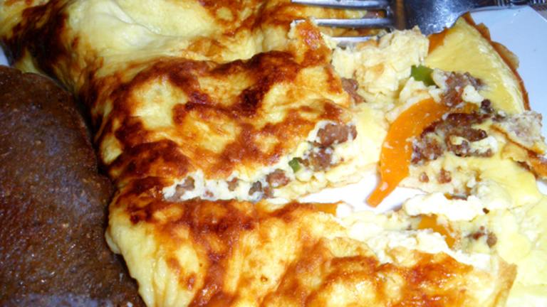 Sausage and Pepper Omelet (Low Carb) Created by Bergy