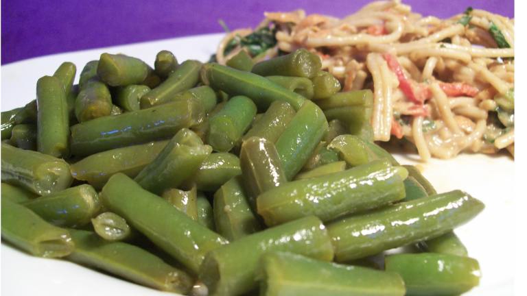Brown Sugar-Soy Chinese Green Beans Created by Sharon123